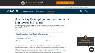 How to Pay Unemployment Insurance for Employees in Nevada | Nolo ...