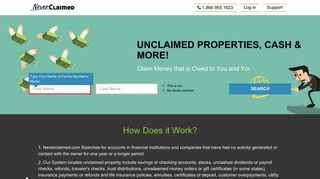 Never Claimed: Find Unclaimed Money, Funds and Property