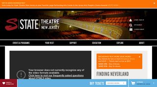 Finding Neverland - State Theatre New Jersey – Official Site