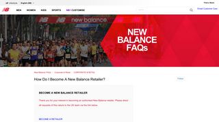 How do I become a New Balance Retailer? – New Balance FAQs