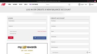 Log In or Create NB Account - New Balance