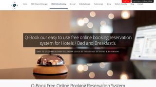 QBook Free Online Booking Reservation System for Hotels and B&B's