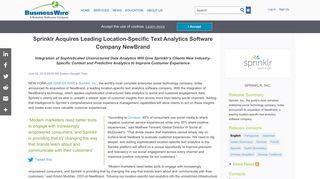 Sprinklr Acquires Leading Location-Specific Text Analytics Software ...