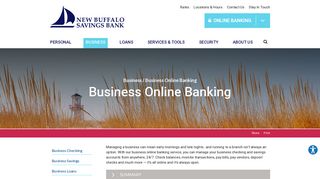 Business Online Banking - New Buffalo Savings Bank