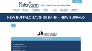 New Buffalo Savings Bank - New Buffalo - Harbor Country