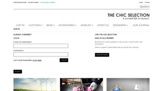 Login | The Chic Selection
