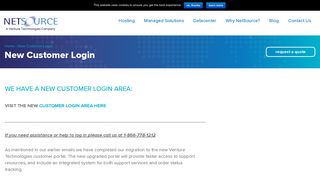 New Customer Login - NetSource - NetSource Communications