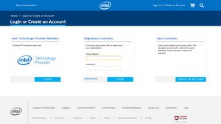 Customer Login - Click Intel