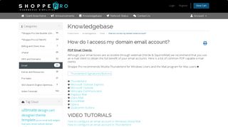How do I access my domain email account? - Knowledgebase ...