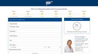 AAA Northeast: MA Auto Insurance Quick Quote