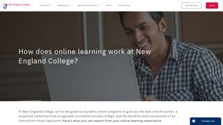 Online Classroom | New England College