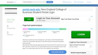 Access portal.necb.edu. New England College of Business Student ...