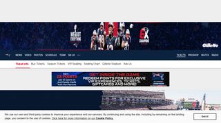 Ticket Info - Official website of the New England Patriots
