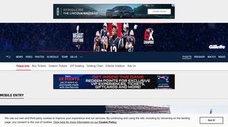 Mobile Ticketing FAQ - Official website of the New England Patriots