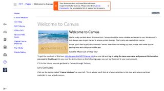 Welcome to Canvas: Faculty Canvas Tour - Technet Login