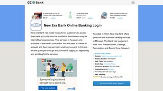 New Era Bank Online Banking Login - CC Bank