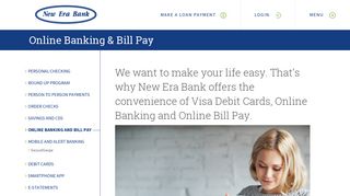 Online Banking & Bill Pay - New Era Bank