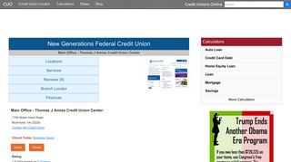 New Generations Federal Credit Union - Richmond, VA
