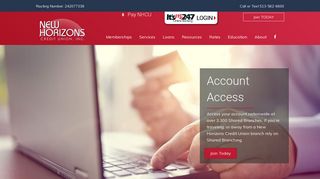 Account Access - New Horizons Credit Union