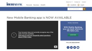 New Mobile Banking App | IBERIABANK