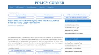 New India Assurance Login, NIA Login Process for New, Registered ...