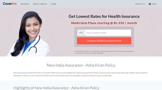 New India Asha Kiran Policy: Features, Benefits and Review
