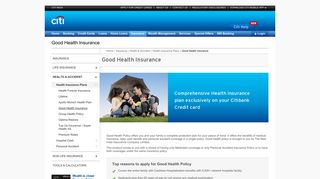 Good Health Insurance - Citibank