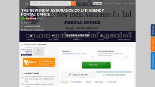 THE NEW INDIA ASSURANCE CO LTD AGENCY PORTAL OFFICE ...