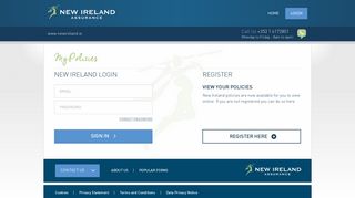 new ireland login