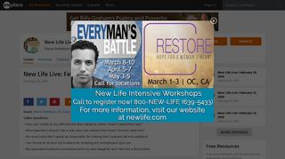 Listen to Steve Arterburn - New Life Live! Radio Online - OnePlace.com