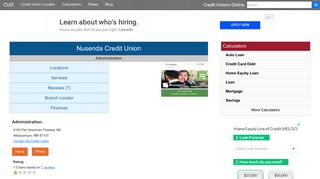 Nusenda Credit Union - Albuquerque, NM - Credit Unions Online