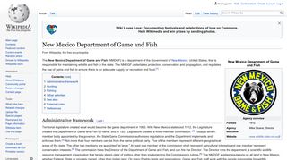 New Mexico Department of Game and Fish - Wikipedia
