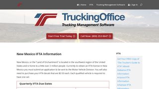 New Mexico IFTA Information | TruckingOffice IFTA