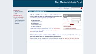 New Mexico Medicaid Web Portal - Welcome to the New Mexico ...
