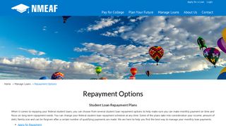 Repayment Options - New Mexico Educational Assistance Foundation