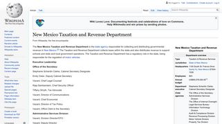 New Mexico Taxation and Revenue Department - Wikipedia