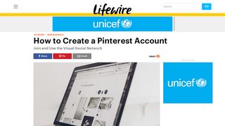 How to Sign Up and Create a Pinterest Account - Lifewire