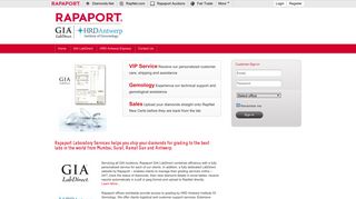 Rapaport Gemological Services - Diamonds.net