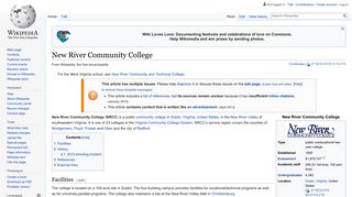 New River Community College - Wikipedia
