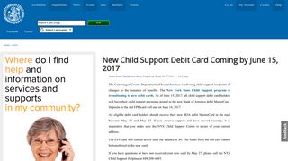 New Child Support Debit Card Coming by June 15, 2017 ...