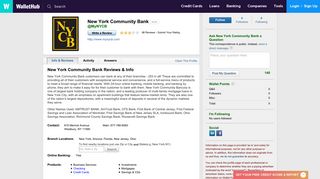New York Community Bank Reviews: 98 User Ratings - WalletHub
