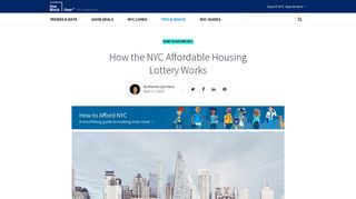 NYC Affordable Housing Lottery: How It Works | StreetEasy
