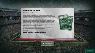 Jets Rewards Program - New York Jets