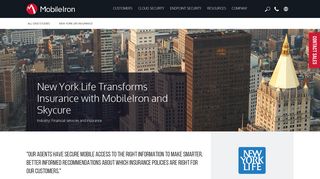 New York Life Insurance | MobileIron.com