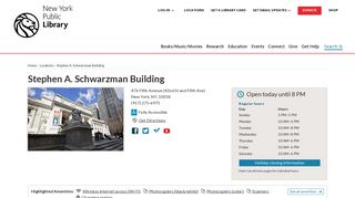 NYPL | Stephen A. Schwarzman Building