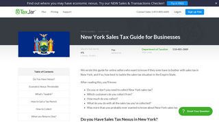New York Sales Tax Guide for Businesses - TaxJar