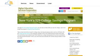 NYS Higher Education Services Corporation - New York's 529 College ...