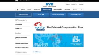 Deferred Compensation Plan - NYC.gov