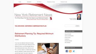 deferred compensation plan Archives - New York Retirement News