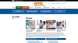NYC Taxes - NYC.gov